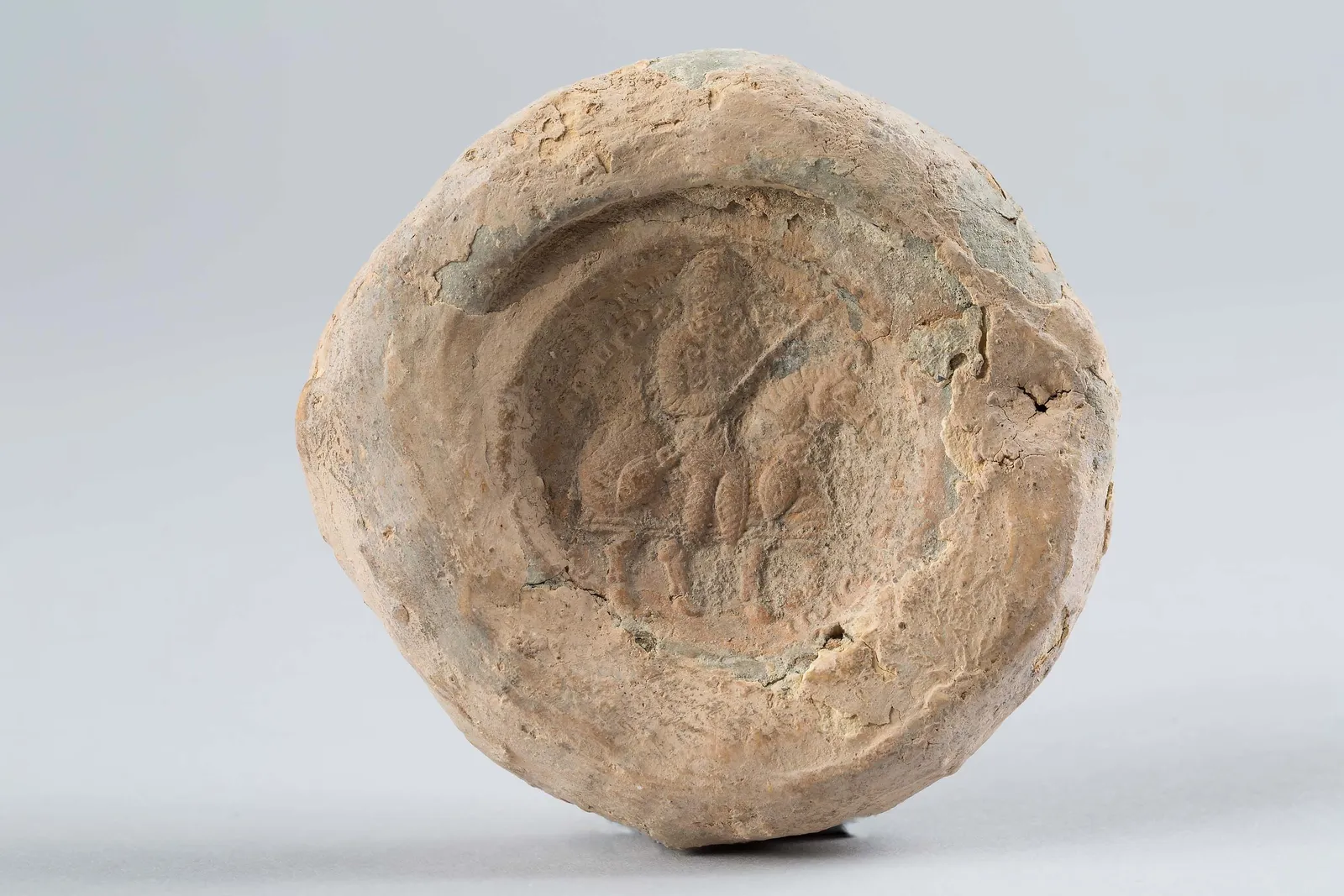 Clay Sassanian Bulla, 200 BCE - 600 CE