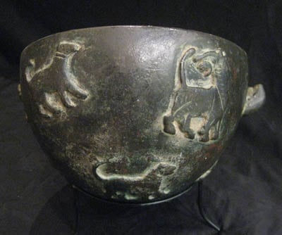 Bowl with Animal Decorations, 300 BCE - 100 BCE