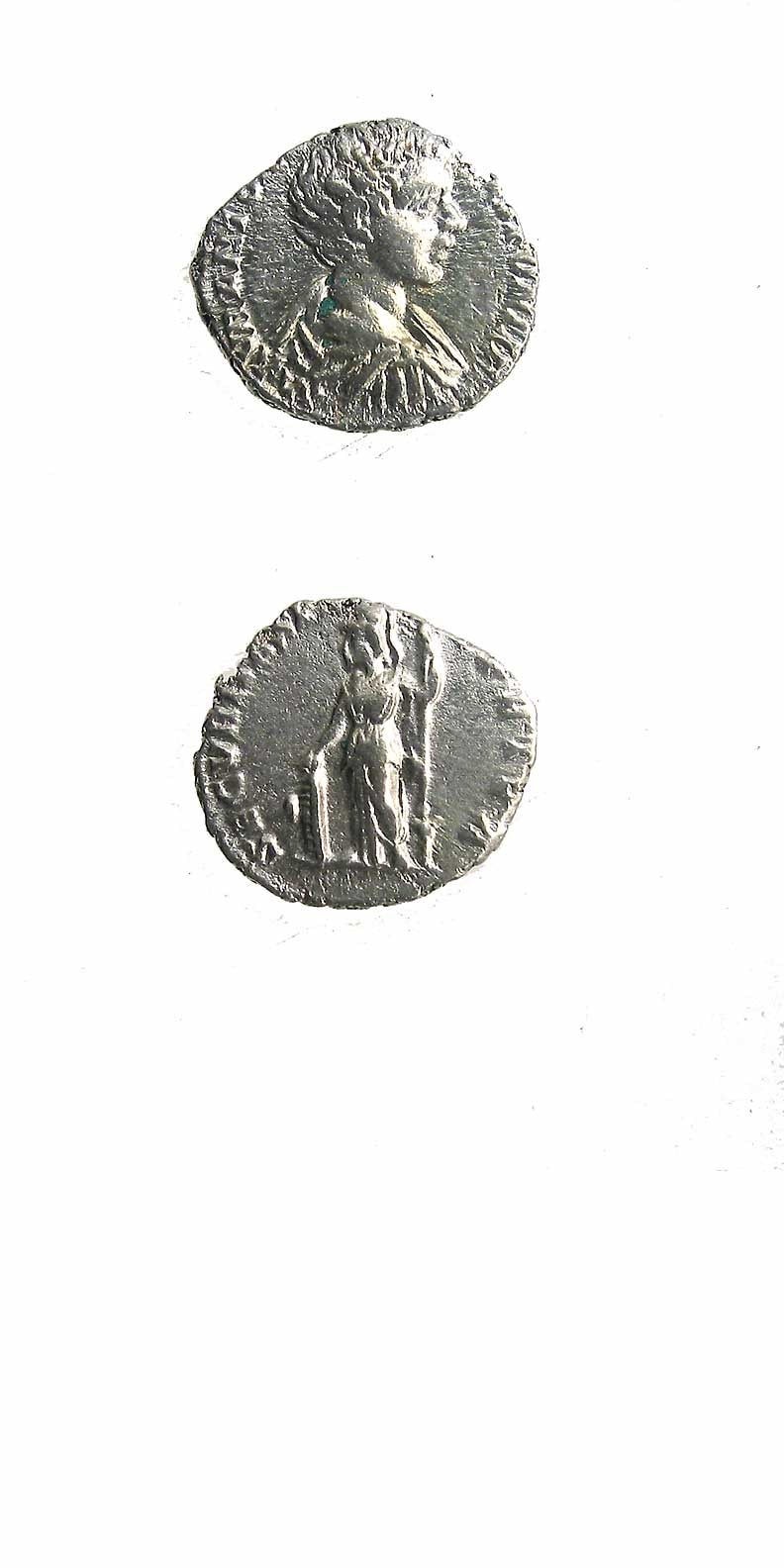 Silver Denarius of Caracalla Struck While Caesar, 196 CE - 198 CE