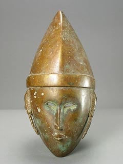 Bambara Brass Mask, 19th Century CE - 20th Century CE