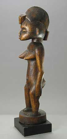 Senufo Wooden Sculpture of a Woman, 19th Century CE - 20th Century CE