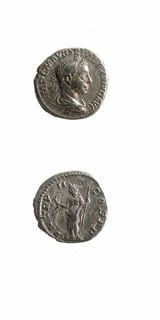 Silver Denarius of Emperor Severus Alexander, 222 CE - 235 CE