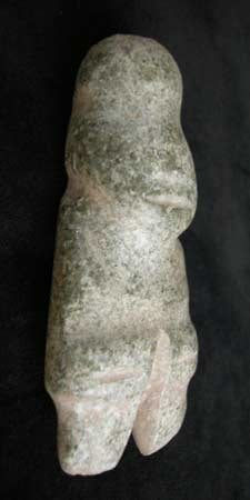 Mezcala Stone Standing Figure, 300 BCE - 300 CE