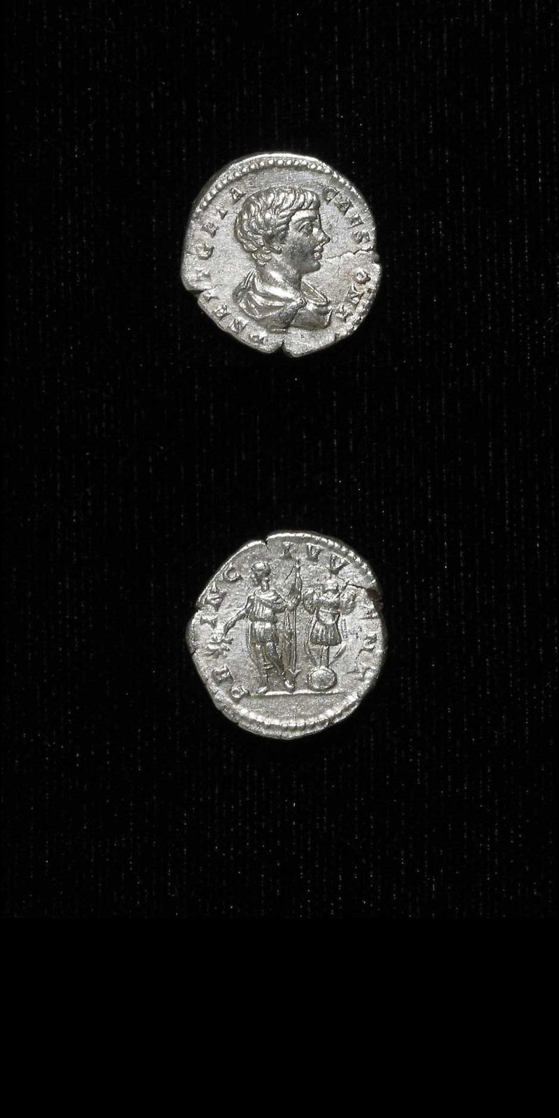 Silver Denarius of Geta Struck While Caesar, 199 CE - 202 CE