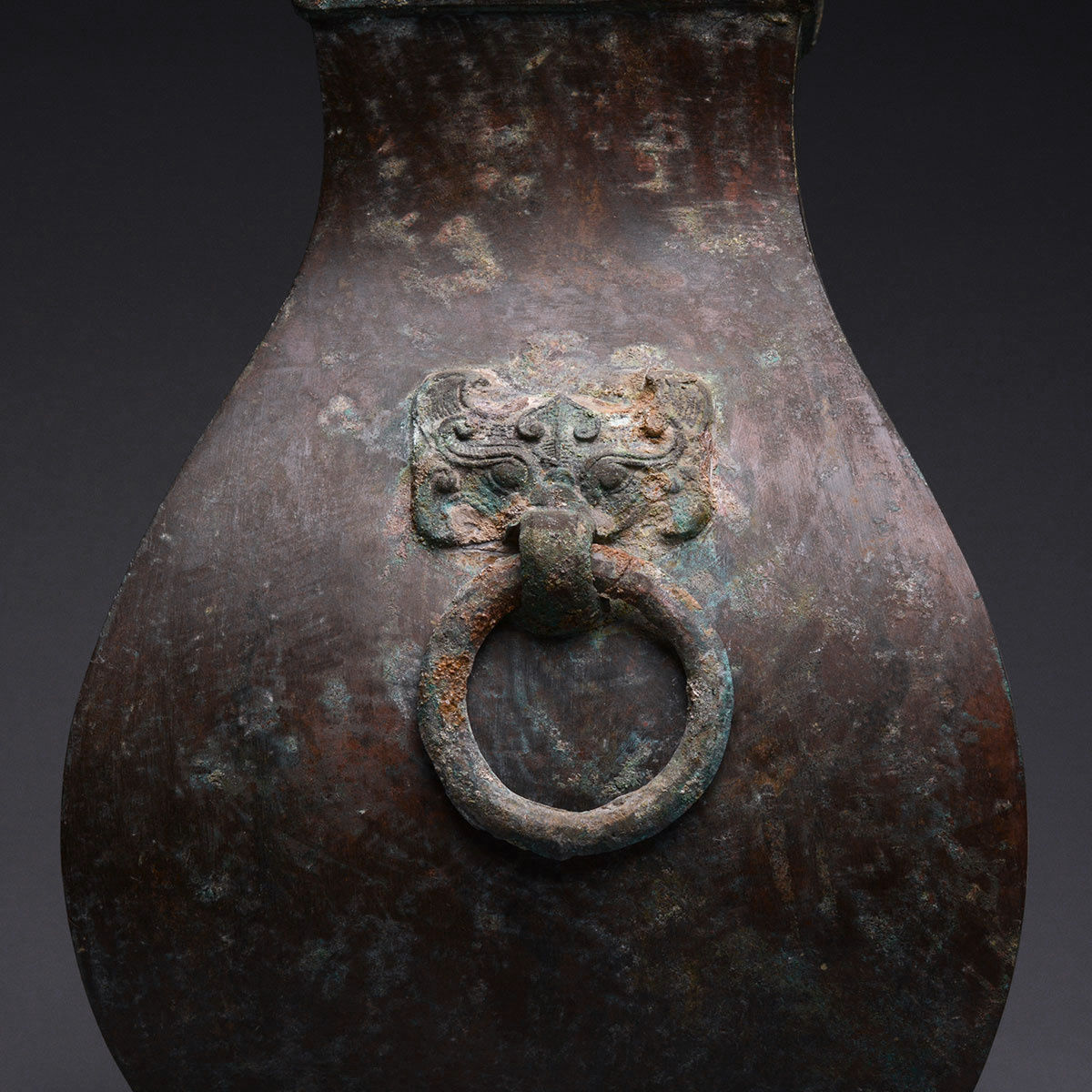 Han Bronze Fang Hu, 206 BCE - 220 CE