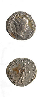Silver Antoninianus of Emperor Gordian III, 240 CE - 244 CE