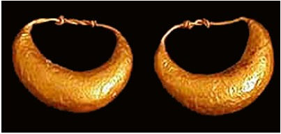 Roman Gold Earrings, 100 CE - 300 CE