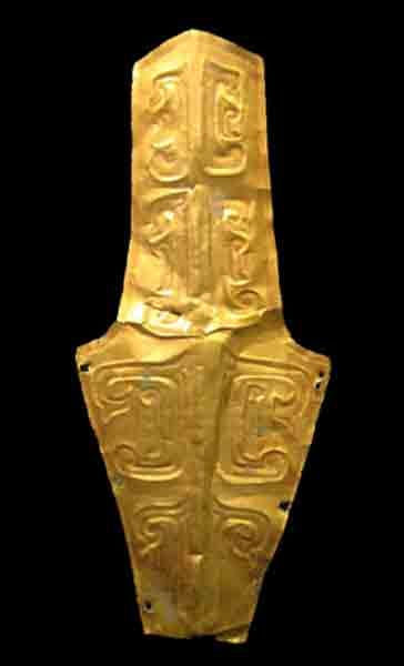 Western Zhou Period Set of Gold Horse Trappings, 9 Century BCE - 8th Century BCE