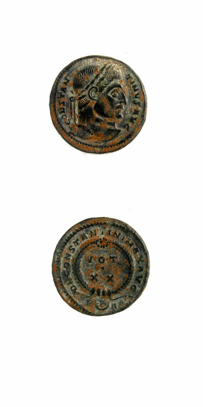 Bronze Coin of Emperor Constantine I the Great, 307 CE - 337 CE