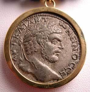 Coin Necklace of Roman Emperor Caracalla, 198 CE - 217 CE