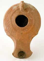 Roman Oil Lamp of the Herodian Period, 50 BCE - 50 CE