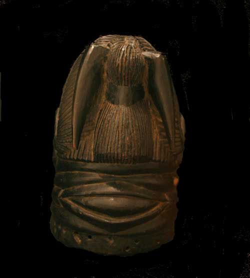 Sande Society Mende Helmet Mask, 20th Century CE