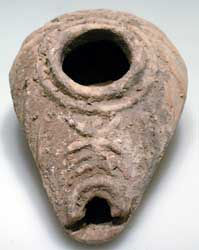 Byzantine Oil Lamp, 400 CE - 600 CE