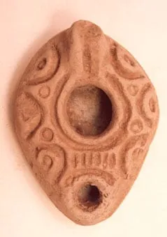 Late Roman Terracotta Oil La, 300 CE - 400 CE
