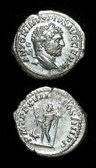 Silver Denarius of Emperor Caracalla, 213 CE - 217 CE