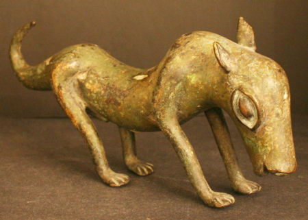 Baule Bronze Zoomorpic Figure, 19th Century CE - 20th Century CE