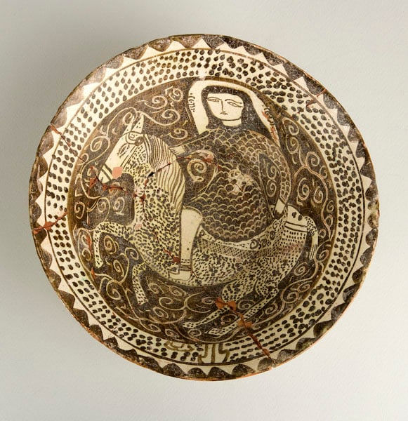 Kashan Style Bowl, 1100 CE - 1200 CE