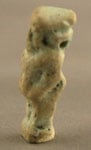 Faience Dwarf Amulet, 664 BCE - 30 BCE