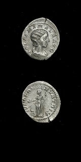 Silver Denarius of Julia Mamaea, 222 CE - 235 CE