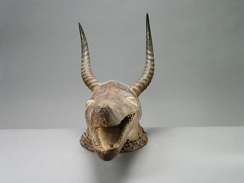 Ekoi Zoomorphic Crest Mask, 20th Century CE