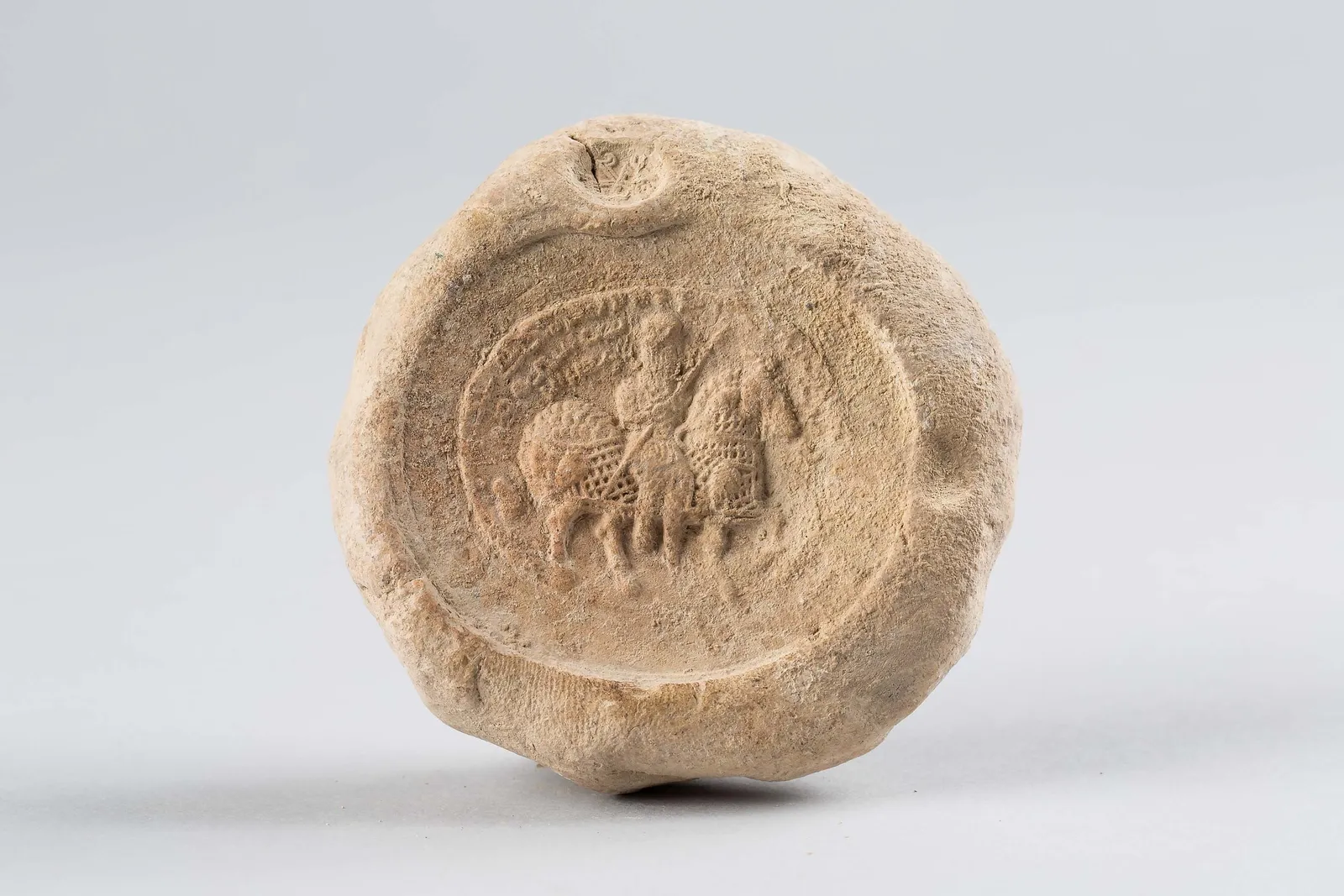 Clay Sassanian Bulla, 200 BCE - 600 CE