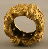 Akan Gold Ring, 19th Century CE - 20th Century CE