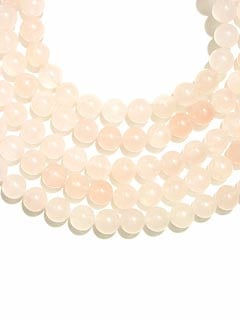 Rose Quartz Bead Necklace