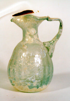 Miniature Glass Juglet, 400 CE - 600 CE