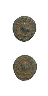 Bronze Antoninianus of Vabalatus, the Duke of Palmyra, 266 CE - 271 CE