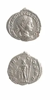 Silver Denarius of Emperor Severus Alexander, 222 CE - 228 CE