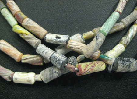 Mixed Glass Beaded Necklace, 100 BCE - 600 CE