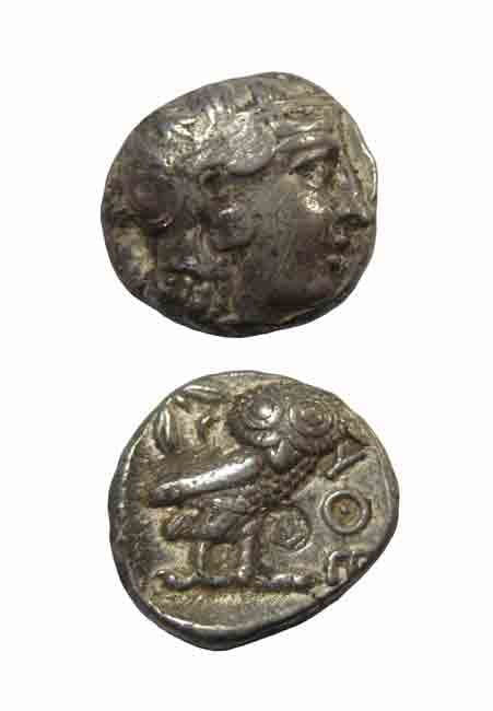 Athenian Silver Tetradrachm, 449 BCE - 413 BCE