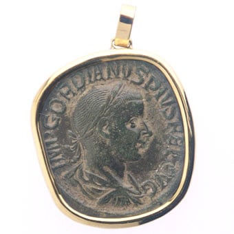 Roman Bronze Sestertius of Emperor Gordian III, 238 CE - 244 CE