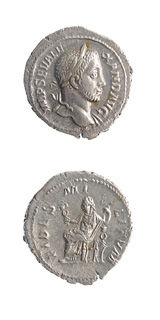 Silver Denarius of Emperor Severus Alexander, 228 CE - 231 CE