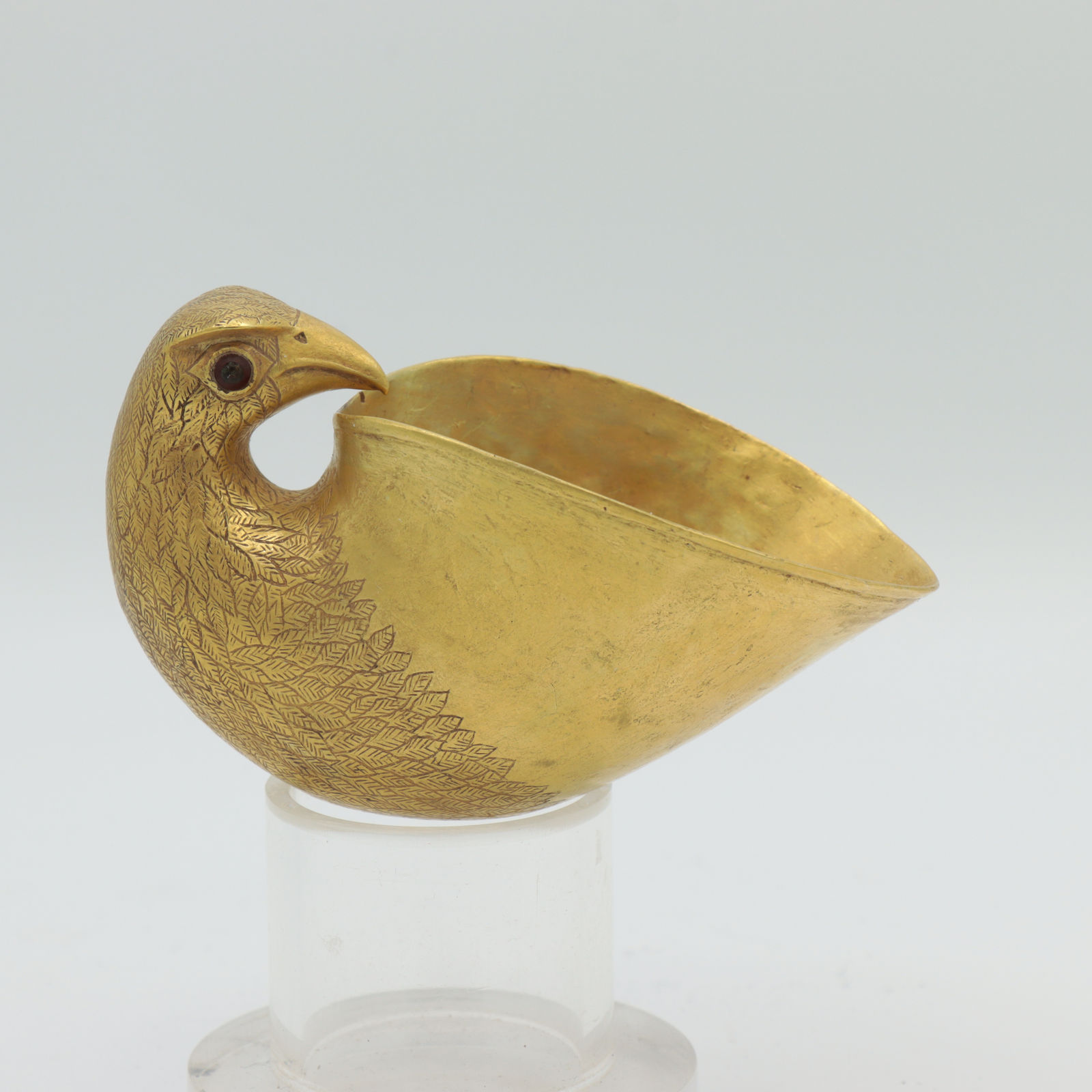 Achaemenid Gold Rhyton in the Form of a Kestrel, 500 to 400 BCE