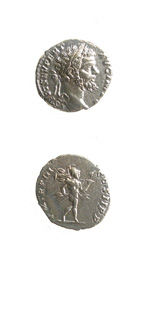 Silver Denarius of Emperor Septimius Severus, 193 CE - 198 CE
