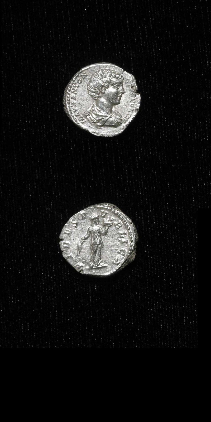 Silver Denarius of Caracalla Struck While Caesar, 196 CE - 198 CE
