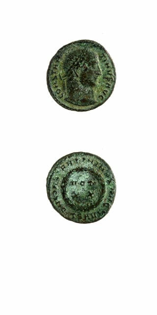 Bronze Coin of Emperor Constantine I the Great, 307 CE - 337 CE