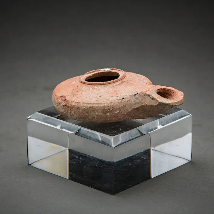 Herodian period oil lamp, 50 BCE - 50 CE