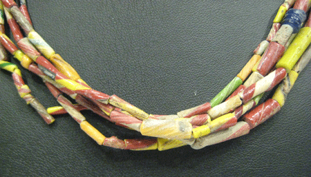 Mixed Glass Bead Necklace, 100 BCE - 600 CE
