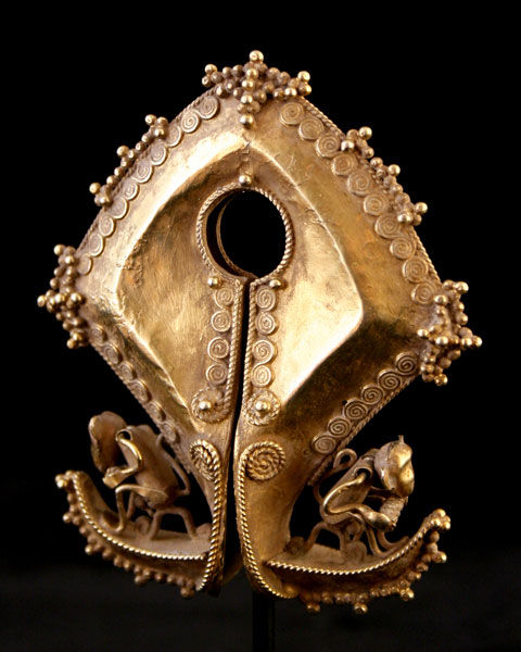 Gold Mamuli Ear Ornament, 18th Century CE - 19th Century CE