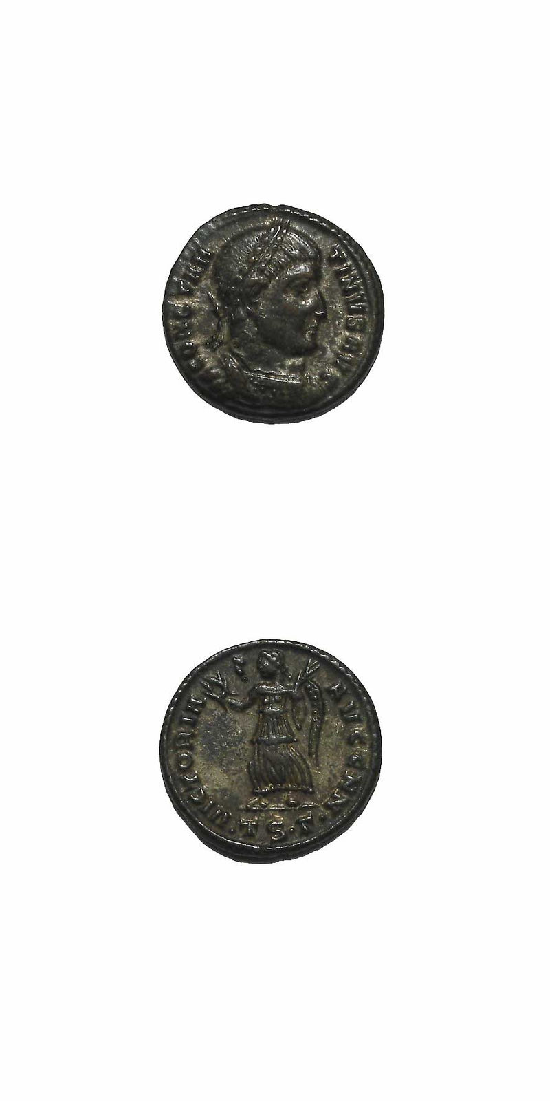 Silver Siliqua of Emperor Constantine II, 337 CE - 340 CE