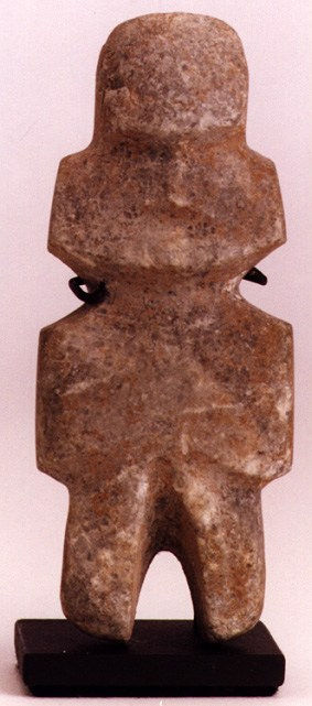 Mezcala Stone Standing Figure, 300 BCE - 300 CE