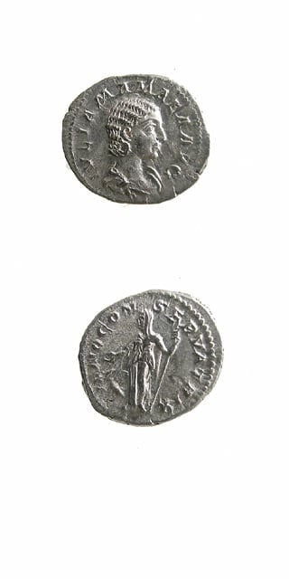Silver Denarius of Julia Mamaea, 222 CE - 235 CE