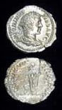 Silver Denarius of Emperor Caracalla, 200 CE - 210 CE