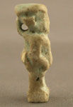 Faience Dwarf Amulet, 664 BCE - 30 BCE