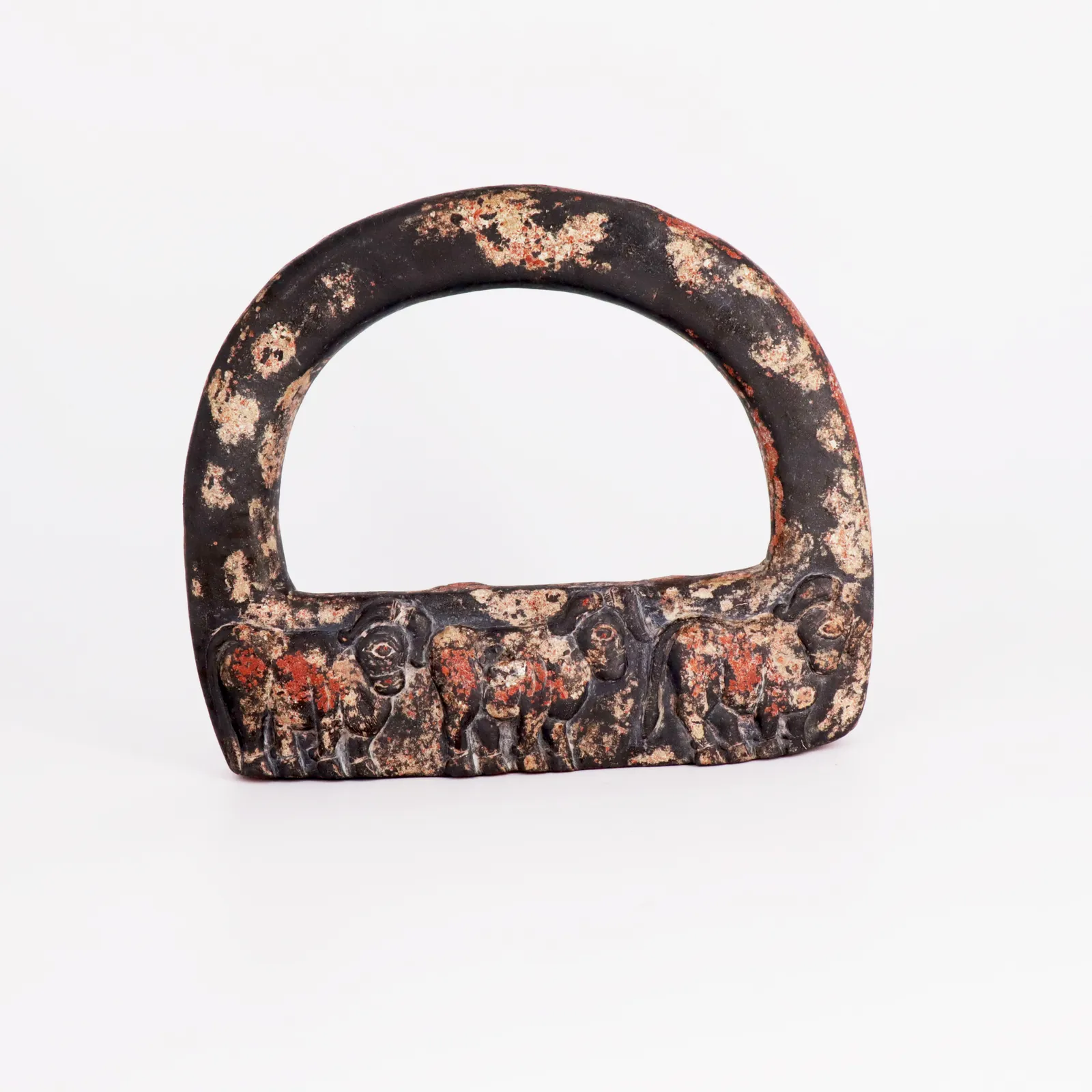 Bactrian ‘Handle-Weight (Handbag)’ Depicting Water Buffalo, 3200 BCE - 2400 BCE