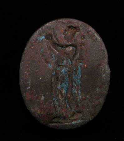 Fragment of a Seal Depicting Nike, 100 BCE - 300 CE