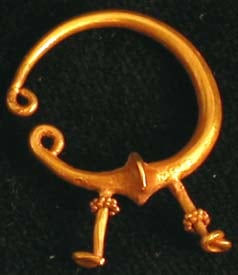 Roman Gold Earrings, 100 CE - 300 CE