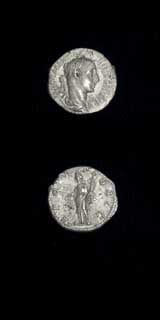 Silver Denarius of Emperor Severus Alexander, 222 CE - 228 CE
